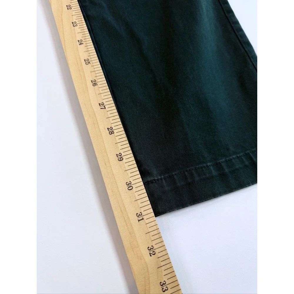 Banana Republic Fulton Skinny Fit Mens 38x34 Emerald Green Chino‎ Pants